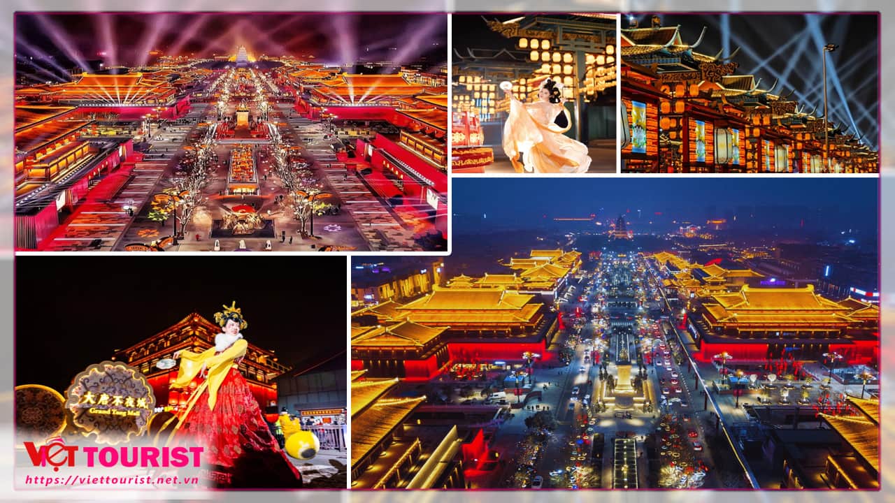 du lịch trung quốc Phố Đại Đường Bất Dạ Thành