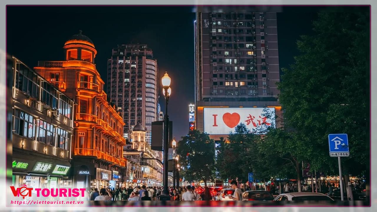 du lịch trung quốc Phố đi bộ Giang Hán