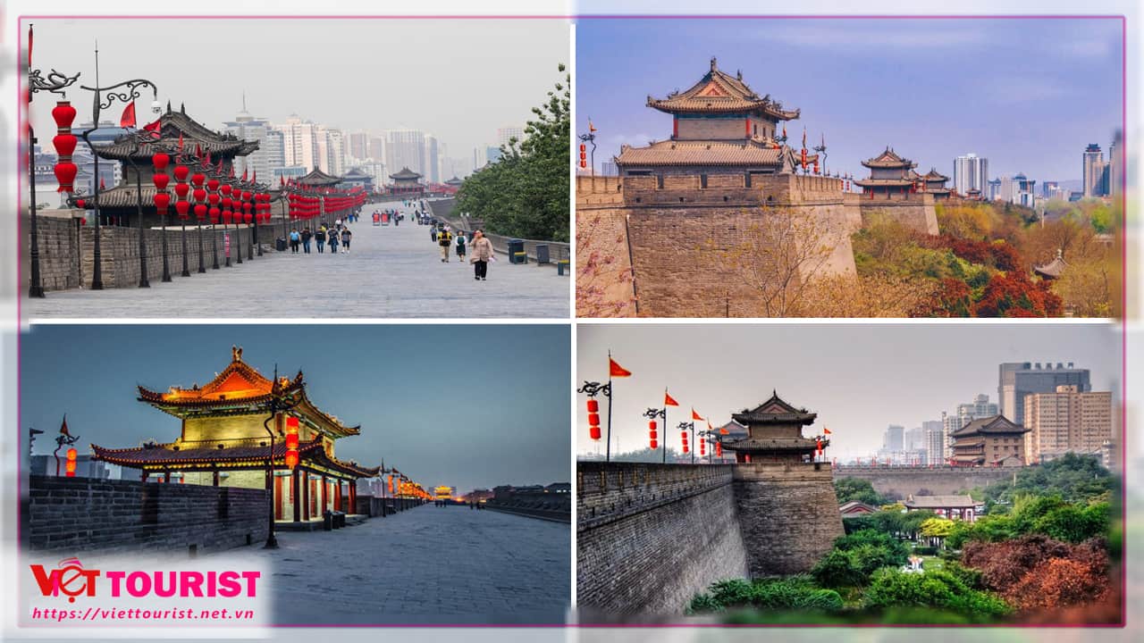 du lịch trung quốc Tường thành cổ Tây An