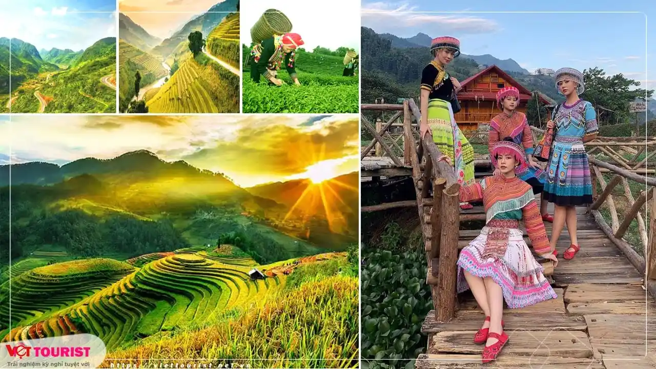 Tour du lịch Tây Bắc 5N4Đ: Hà Nội – Mai Châu – Mộc Châu – Sơn La – Điện Biên – Lai Châu – Sapa từ HCM