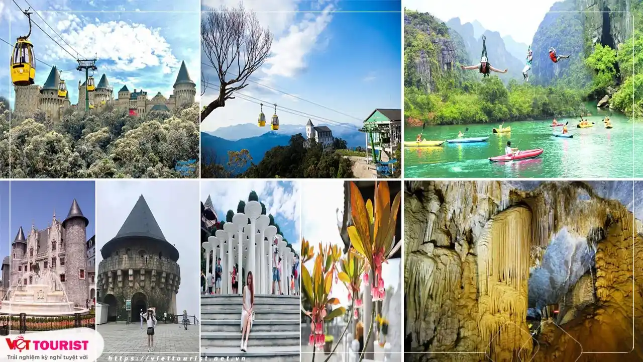 Tour du lịch Đà Nẵng 5N4Đ hè 2026: Bà Nà – Hội An – Huế – Động Phong Nha giá tốt từ TP. HCM