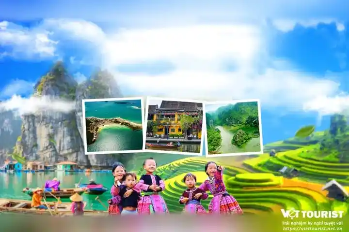 Tour Liên Tuyến 2 Miền Trung - Bắc: Đà Nẵng - Hội An - Huế - Động Phong Nha - Hà Nội - Hạ Long - Ninh Bình - Sapa 9N8Đ