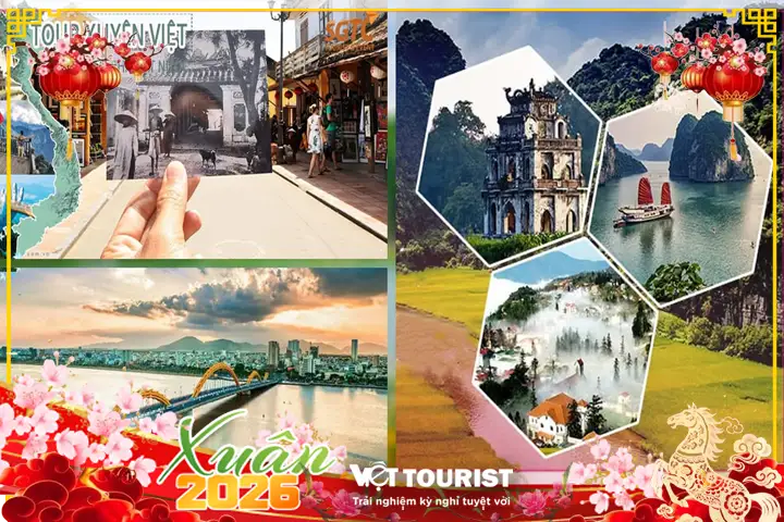 Tour Tết 2026: Tour liên tuyến - Đà Nẵng - Hội An - Hà Nội - Ninh Bình - Hạ Long - Yên Tử 6N5Đ