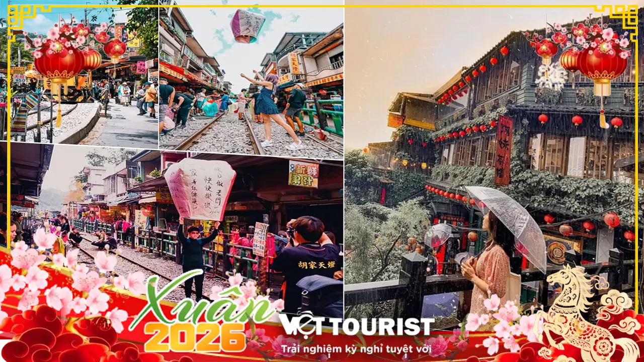 Tour du lịch Đài Loan Tết 2026 | 4N4Đ – Đài Bắc – Cao Hùng – Đài Trung – Đài Bắc