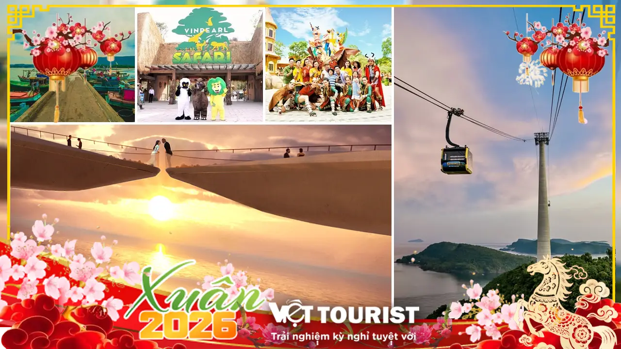 Tour du lịch Phú Quốc Tết 2026: Grand World – Vinwonders – Safari – Cáp treo hòn Thơm 4N3Đ