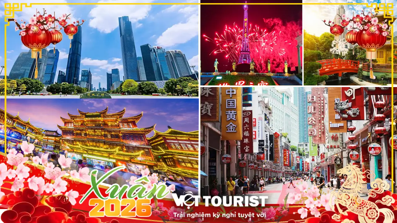 Tour du lịch Trung Quốc Tết 2026 | 4N4Đ – Thẩm Quyến – Trung Sơn – Quảng Châu