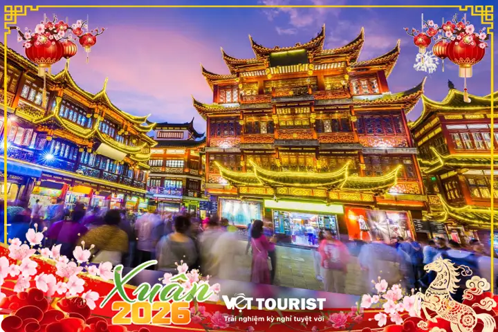 Tour Trung Quốc Tết 2026 | 4N4Đ - Thẩm Quyến - Trung Sơn - Quảng Châu