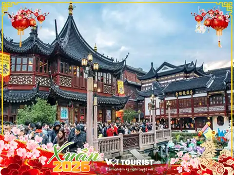 Tour du lịch Trung Quốc Tết 2026 | Thượng Hải – Ô Trấn – Hàng Châu – Tô Châu – Vô Tích – Bắc Kinh 6N5Đ