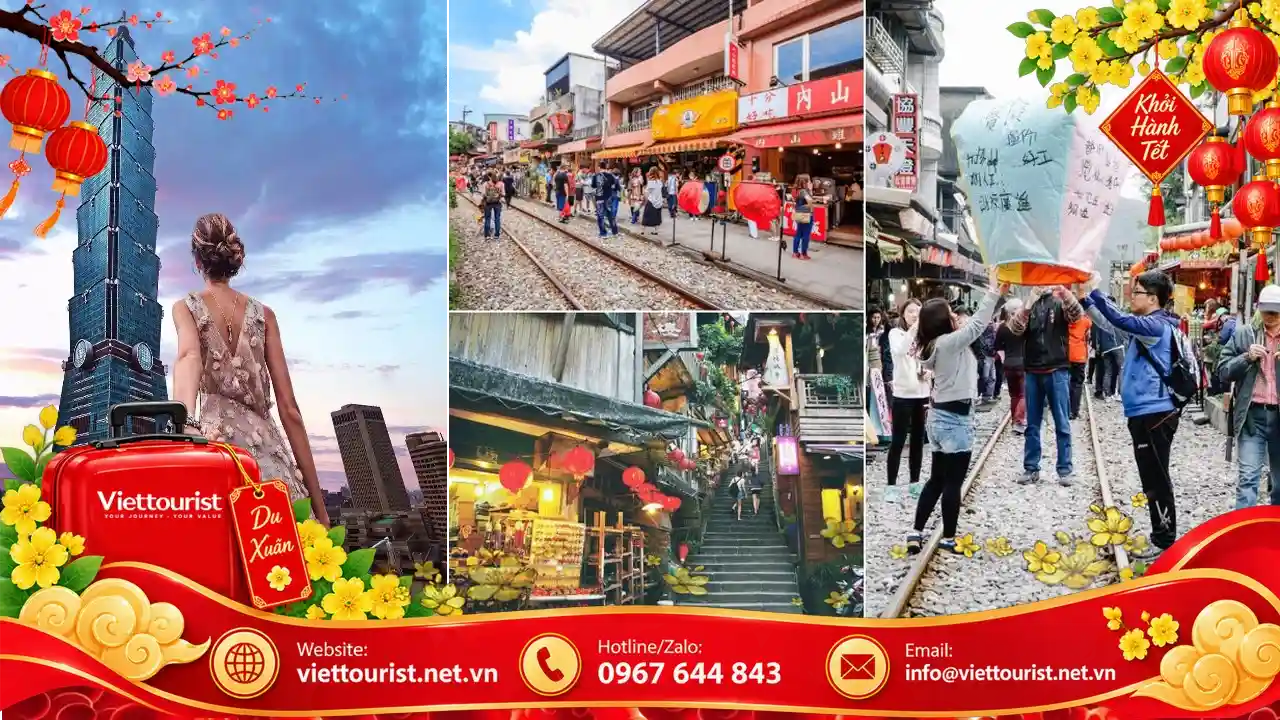 Tour Đài Loan Tết 2027 | 5N4Đ HCM – Cao Hùng – Đài Trung – Đài Bắc