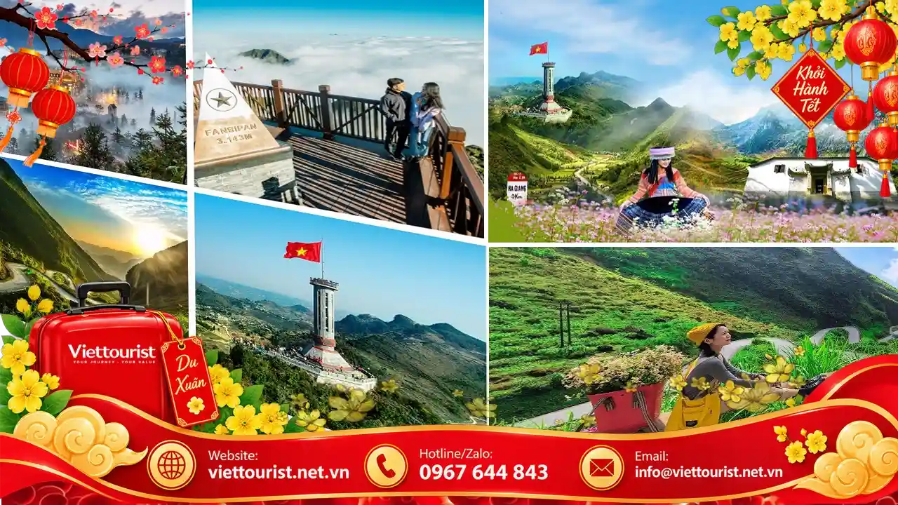 Tour Đông – Tây Bắc Tết 2027 | 5N4Đ HCM – Hà Nội – Hà Giang – Sapa