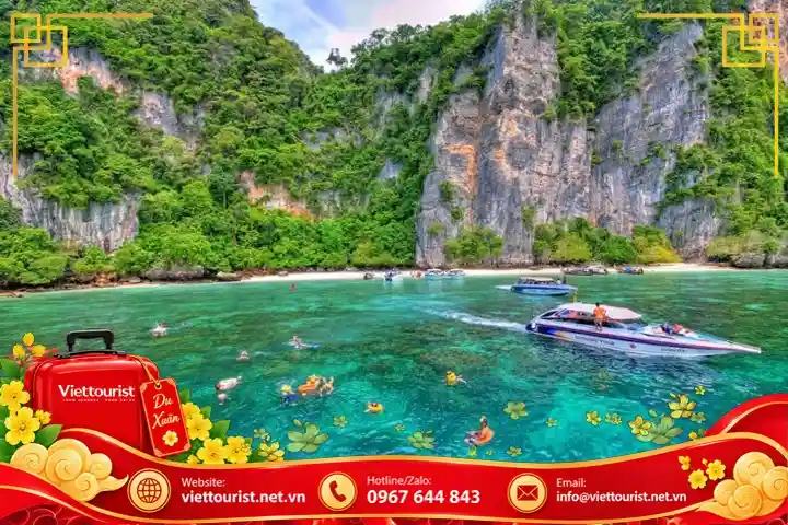 Tour Phuket Tết Âm Lịch 2027 | HCM - Đảo Phi Phi – Phrom Thep – Chalong 4N3Đ