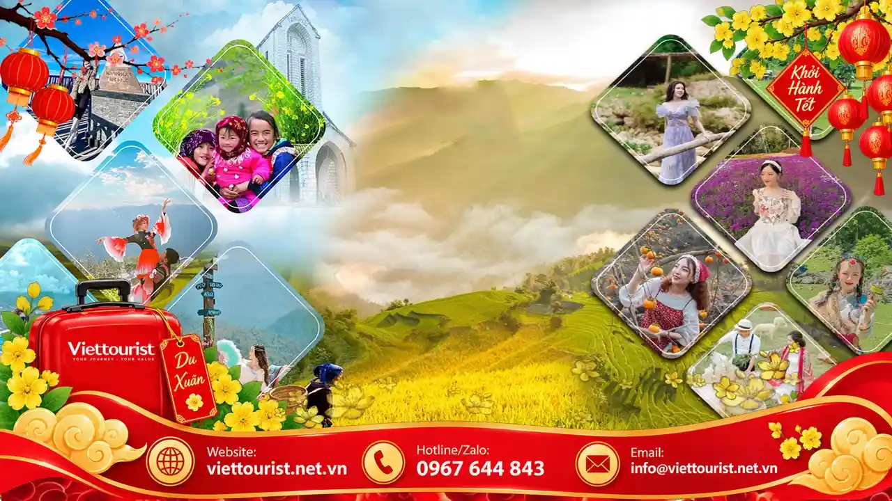 Tour Tây Bắc Tết 2027 | 5N4Đ Hà Nội – Mai Châu – Mộc Châu – Sơn La – Điện Biên – Lai Châu – Sapa