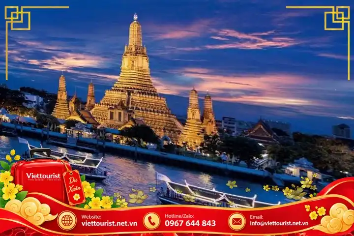 Tour Thái Lan Tết Nguyên Đán 2027 | 5N4Đ HCM - Bangkok - Pattaya